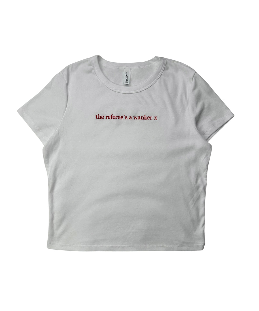 Football Slogan Raglan Baby Tee