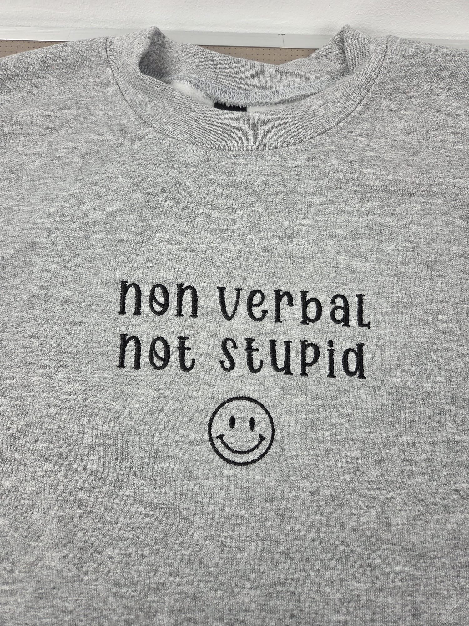 Non Verbal Not Stupid