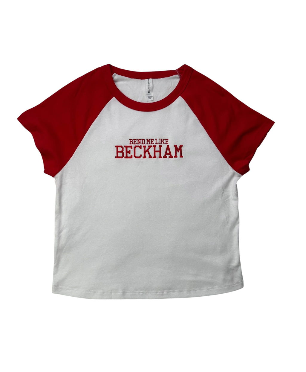 Football Slogan Raglan Baby Tee