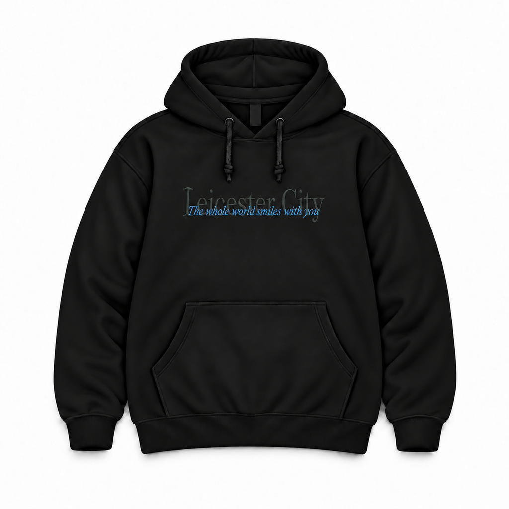 Black on black club hoodie
