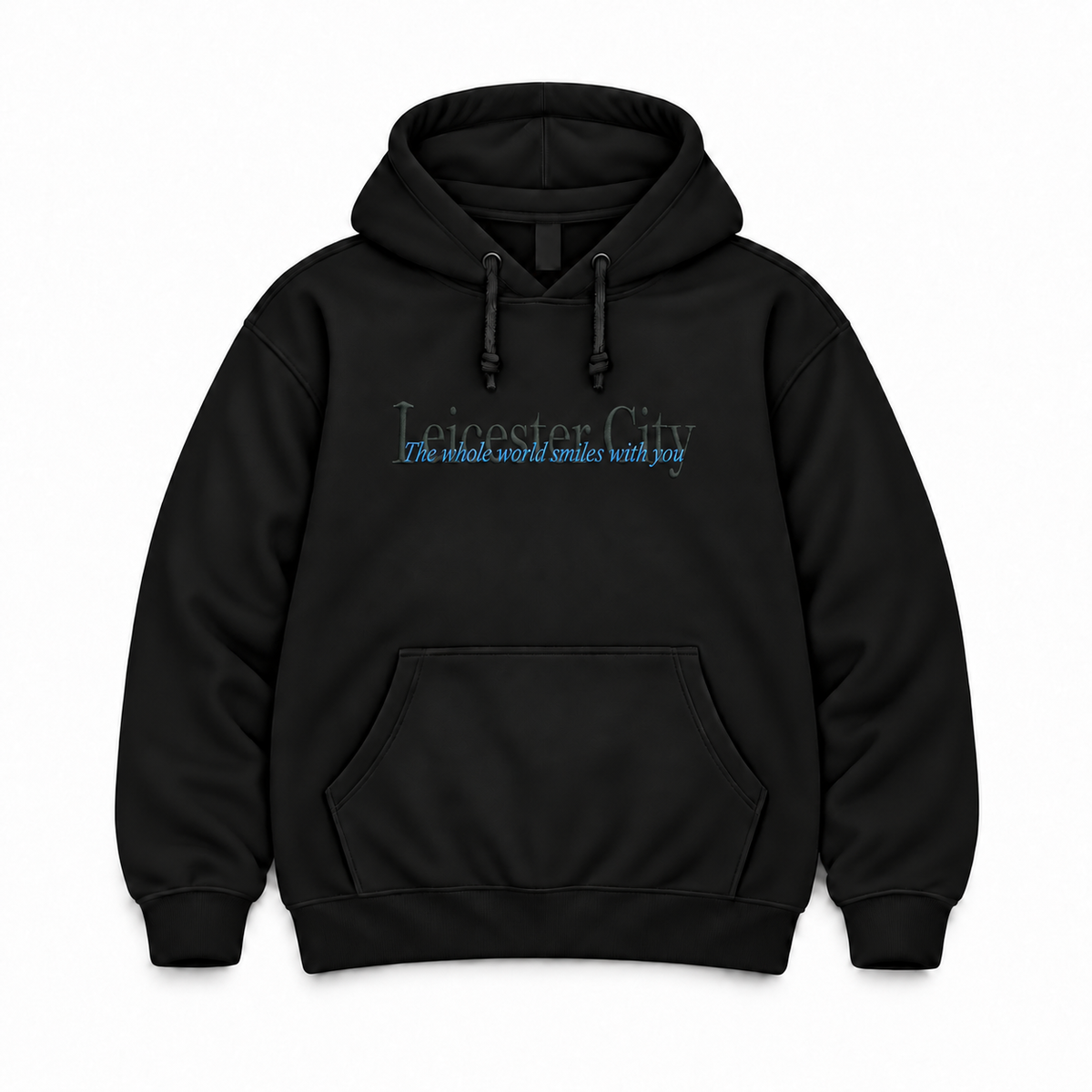 Black on black club hoodie