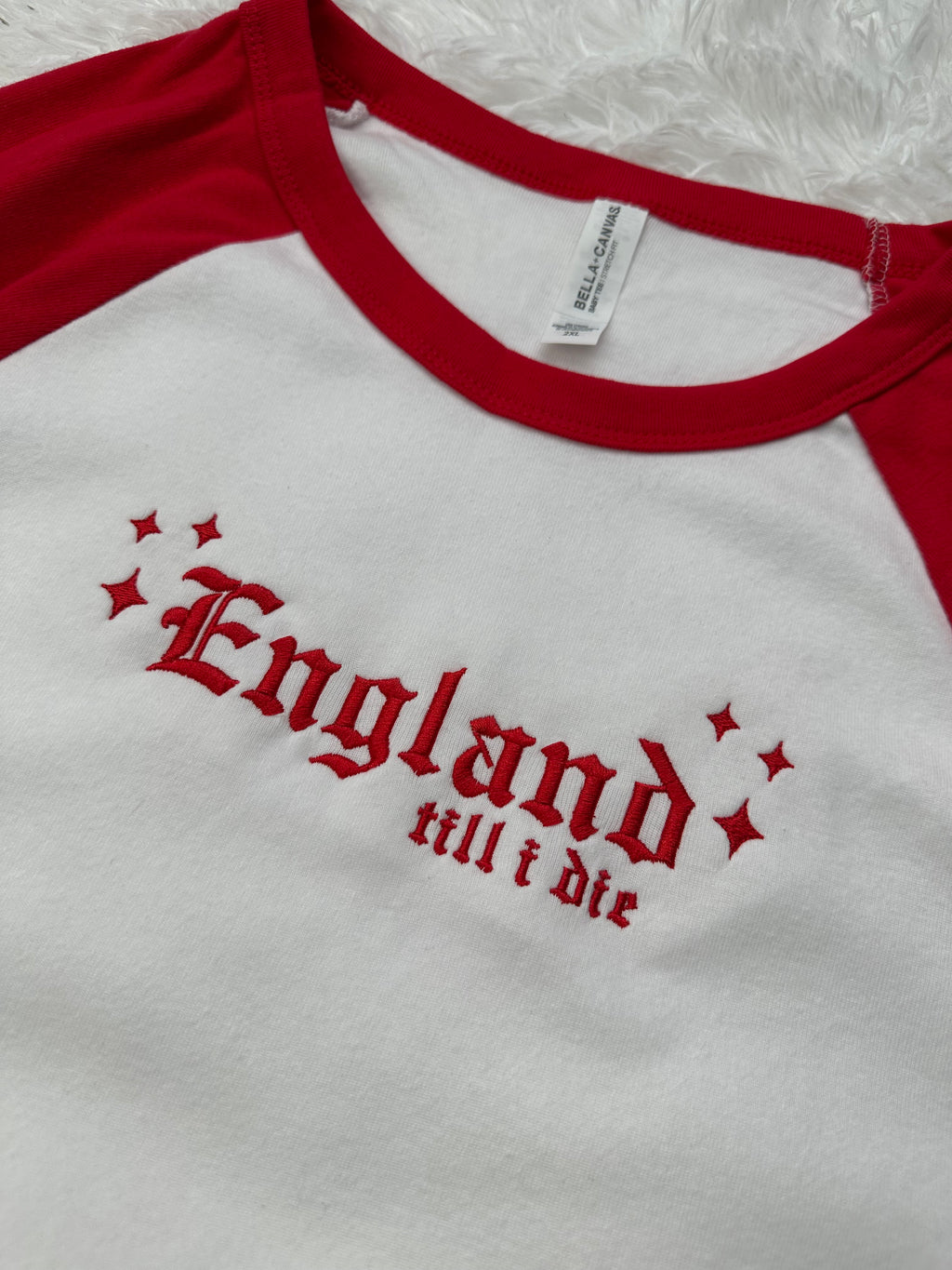 Football Slogan Raglan Baby Tee