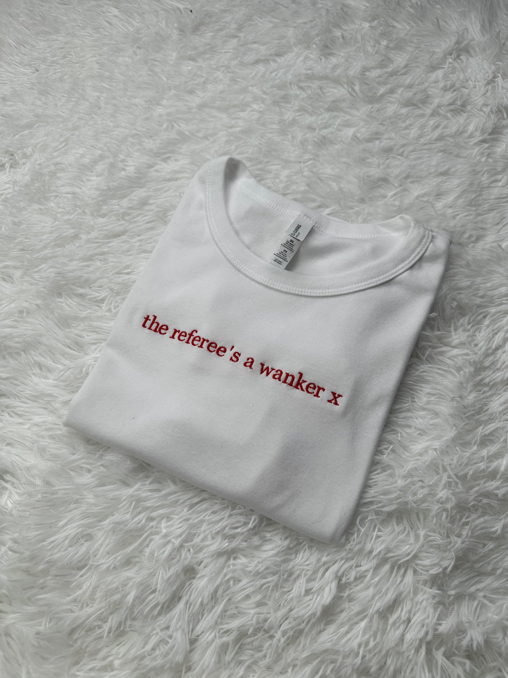 Football Slogan Raglan Baby Tee