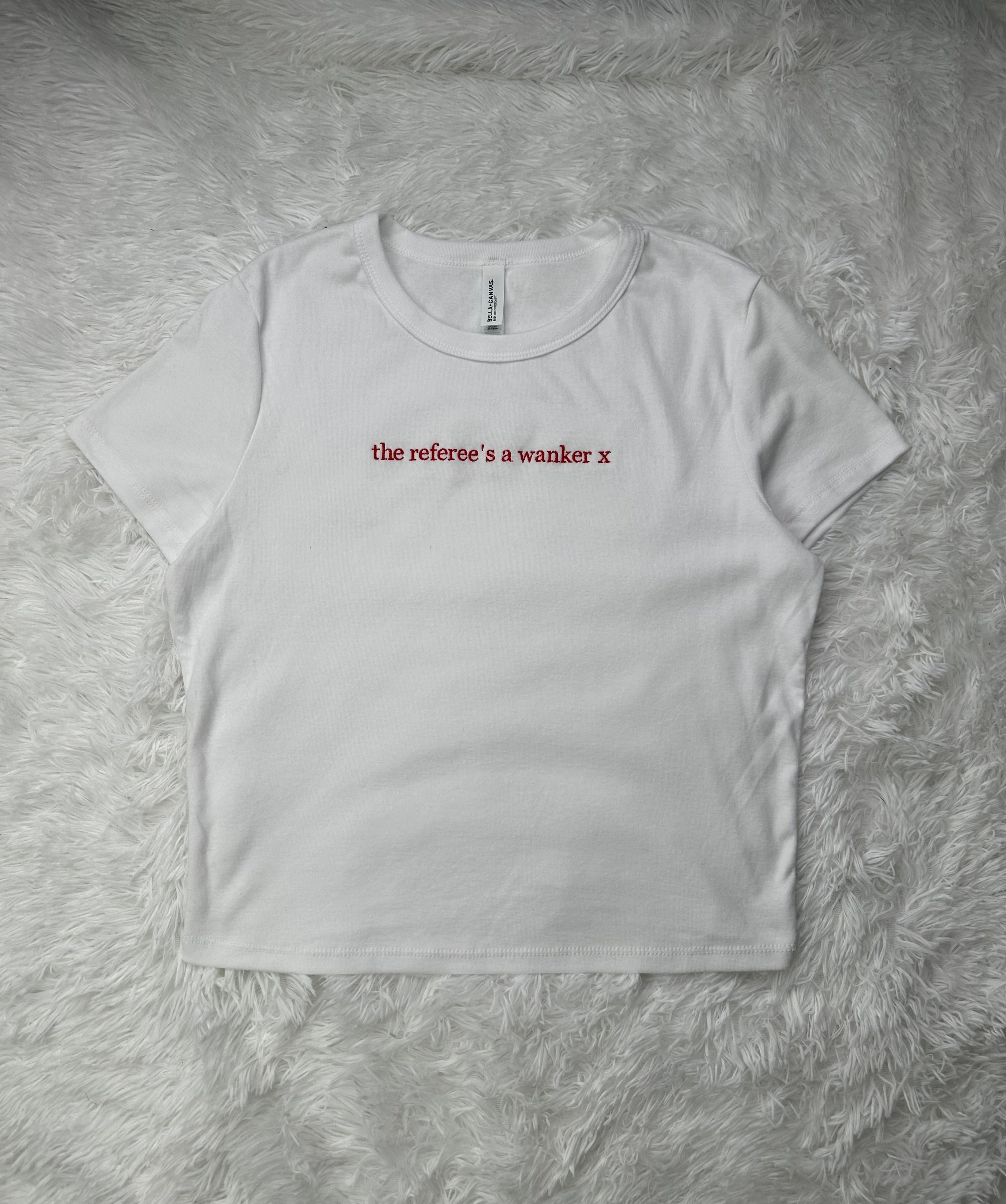 Football Slogan Raglan Baby Tee