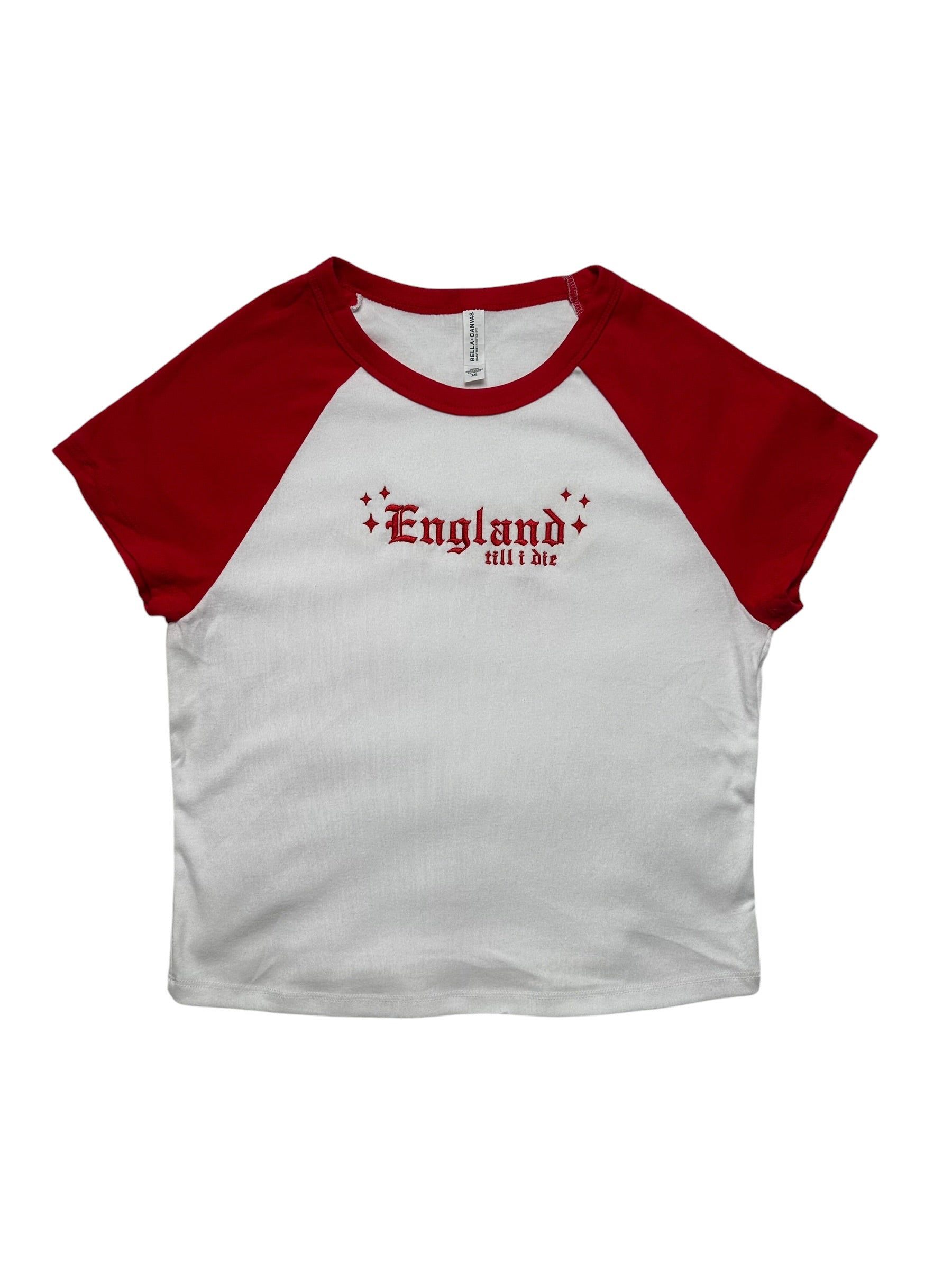 Football Slogan Raglan Baby Tee
