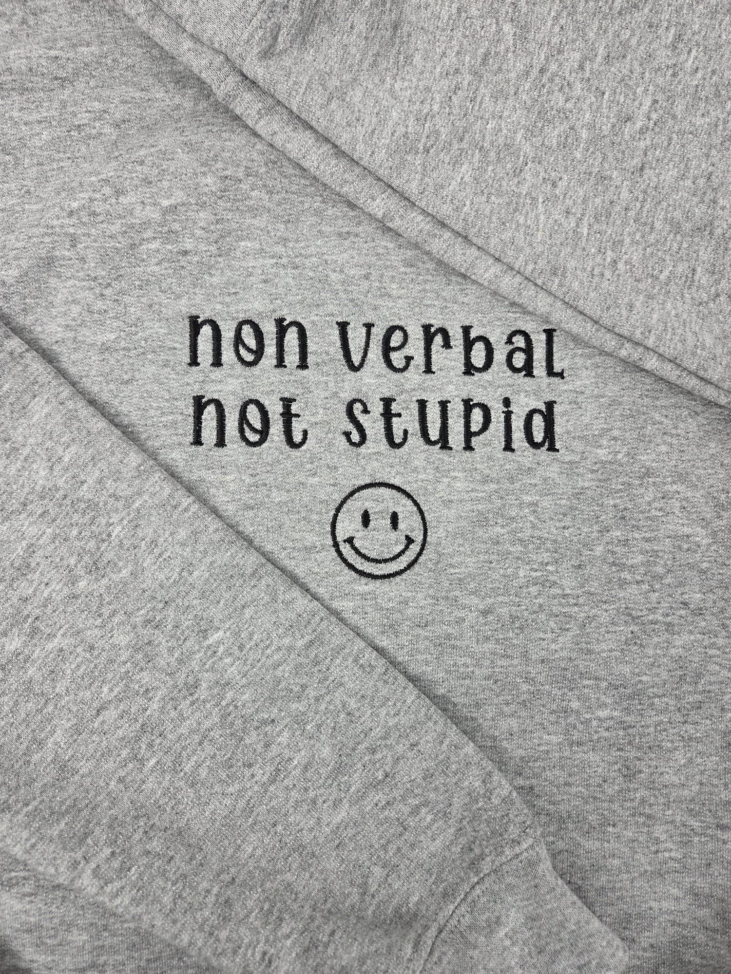 Non Verbal Not Stupid