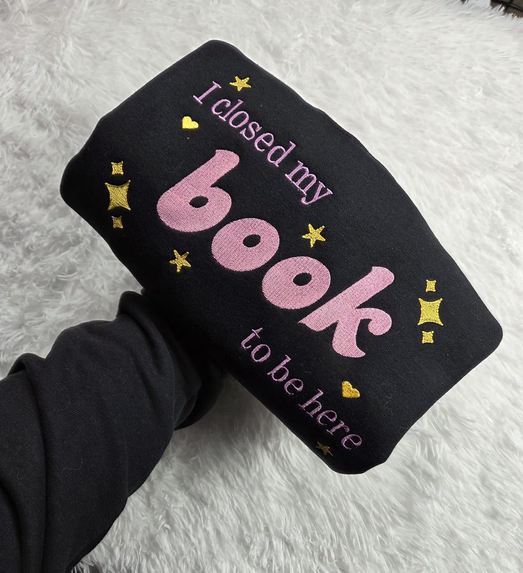 I Closed My Book To Be Here