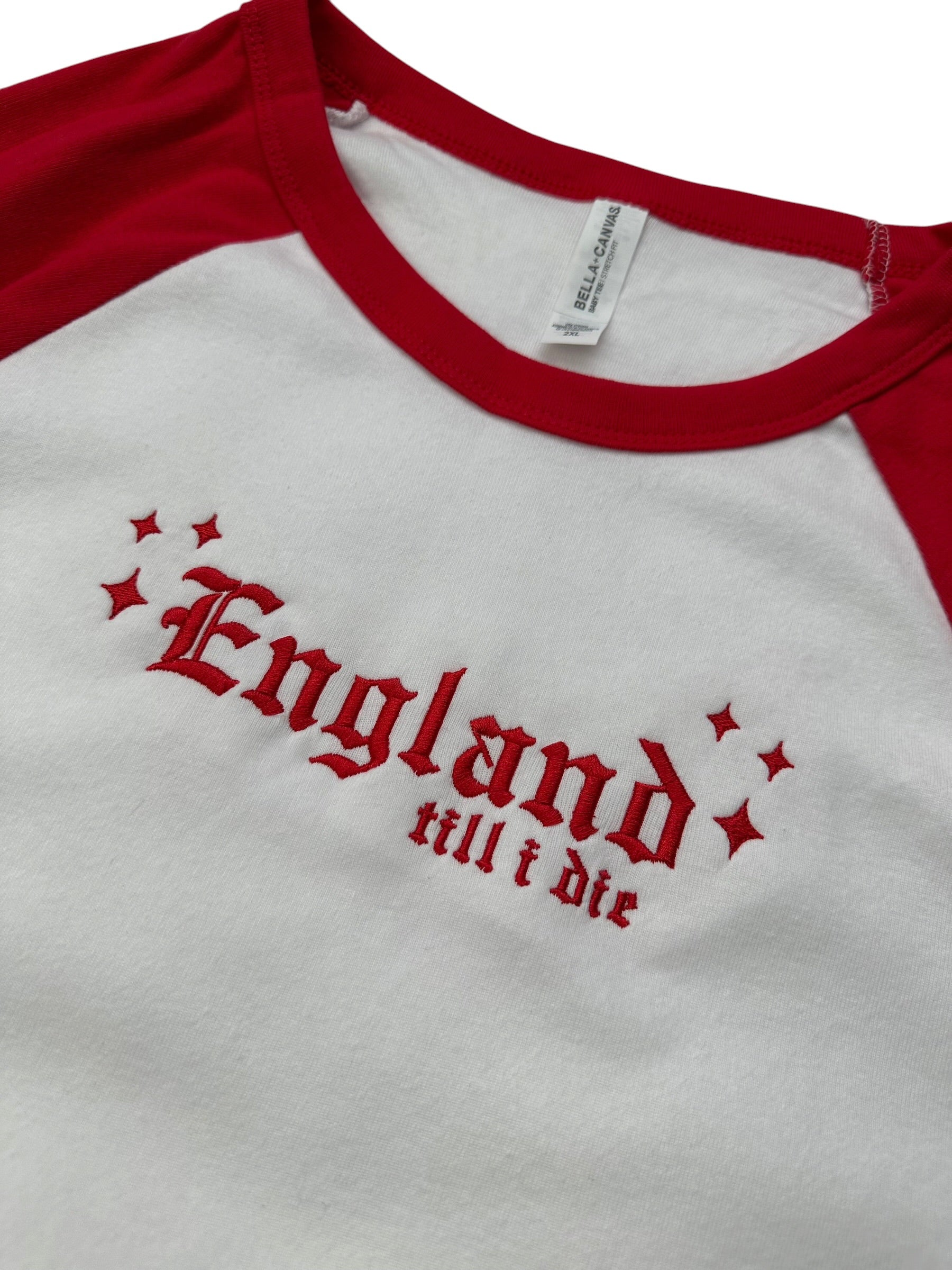 Football Slogan Raglan Baby Tee