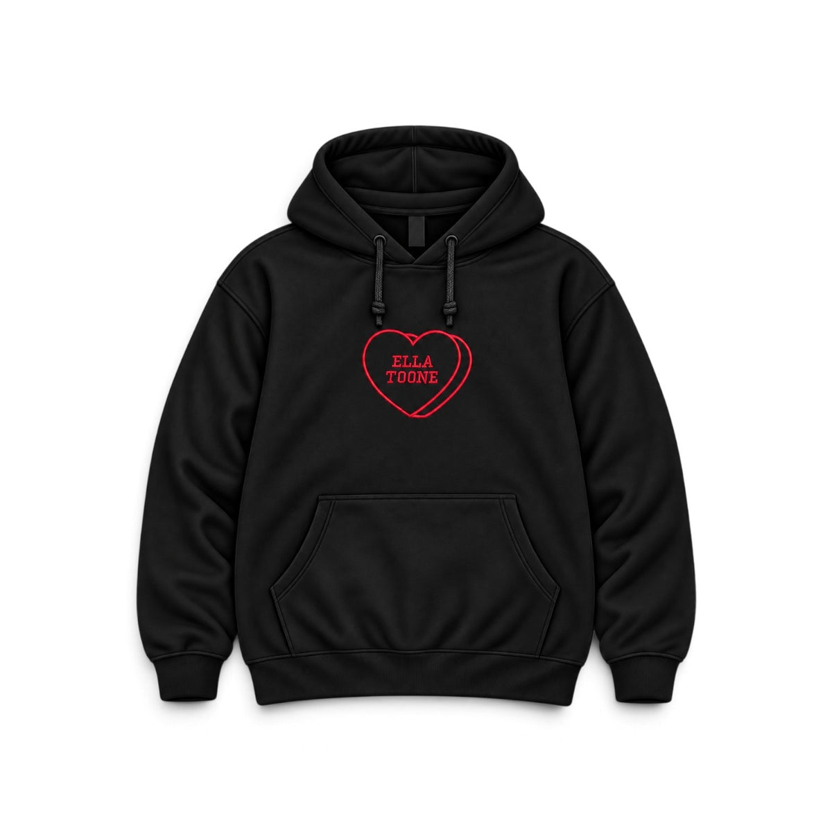 Love heart outline hoodie 💘