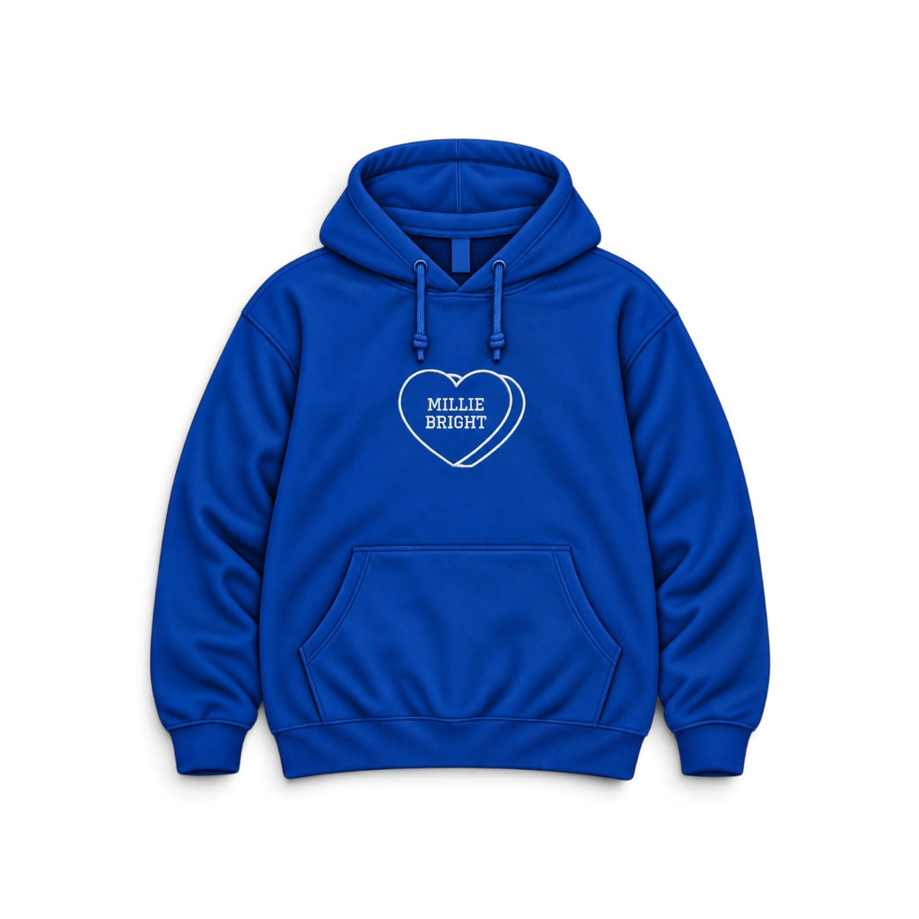 Love heart outline hoodie 💘