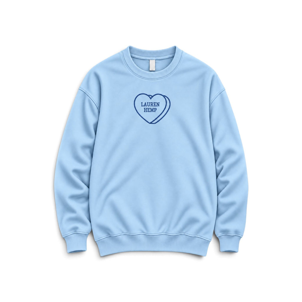 Love heart outline sweatshirt💘